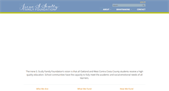 Desktop Screenshot of irenescullyfoundation.org